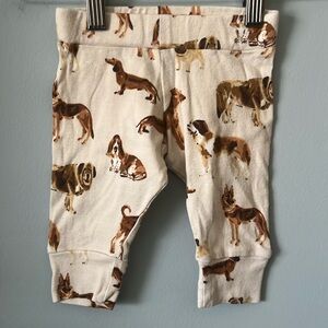 Milkbarn 3-6 mo Dog Print Pants